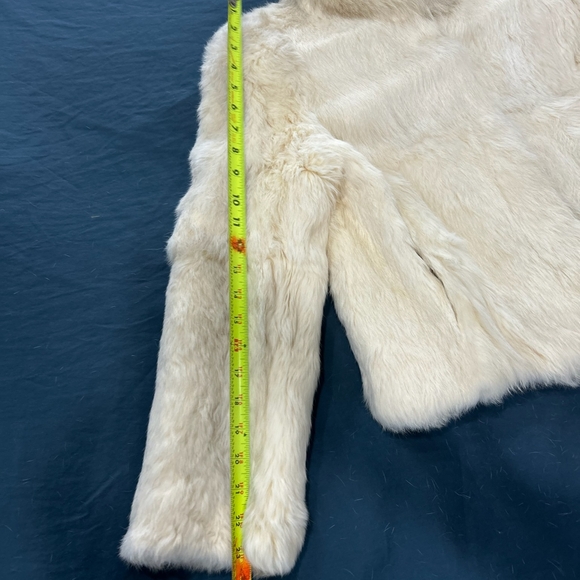 80s Vintage Glam Rabbit Fur Coat - Picture 12 of 15